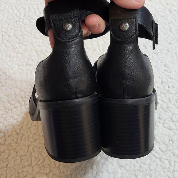 Zodiac Ida Sandal Black  heeled shoe  womens size 11 - Picture 2 of 5